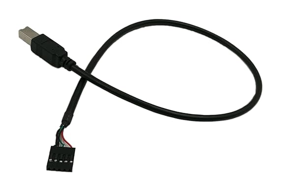 zdyCGTime zdyCGTime USB 2.0 Type B Male to 5 Pin Female Header Motherboard Cable 50cm for Reliable Connections - View 5 of 7