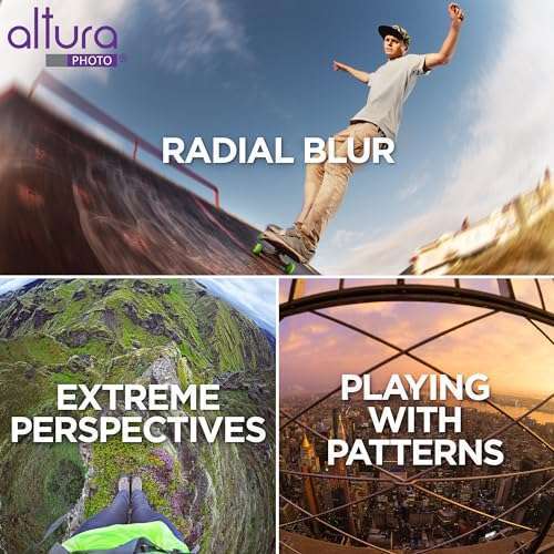 Altura Photo Altura Photo 8mm f/3.0 Fisheye Lens for Canon EOS 90D, 80D, Rebel T8i & More - Professional Wide Angle Photography - View 3 of 7