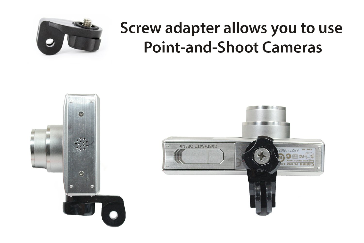 Octo Mount 2 pc Universal Gimbal Adapter Set for Sony Xiaomi GoPro Easily Connect Action Camera to GoPro Style Accessories - View 3 of 5