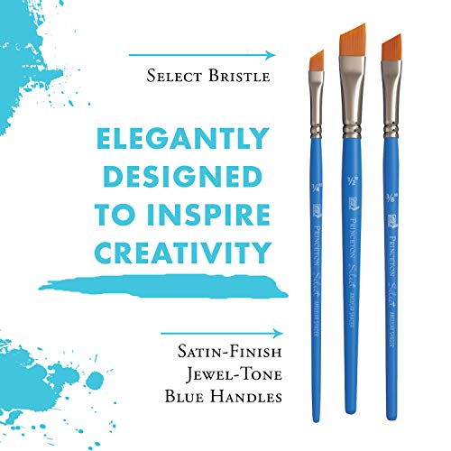 Princeton Princeton Select Artiste 12-3 Brush Set - Premium Blue Paintbrushes for Artists - View 5 of 8