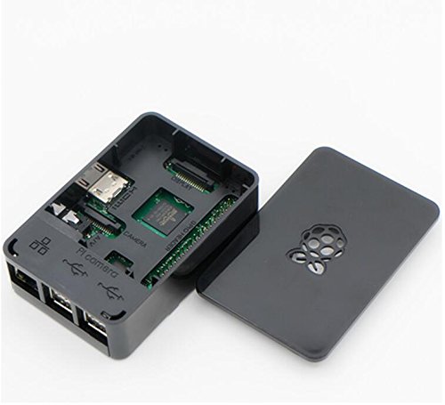 Ardess Black Protective Case for Raspberry Pi Model B 2 3 with Aluminum Heatsink Cooler Access to All Ports - View 5 of 10