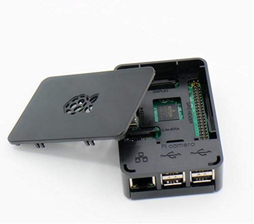 Ardess Black Protective Case for Raspberry Pi Model B 2 3 with Aluminum Heatsink Cooler Access to All Ports - View 6 of 10