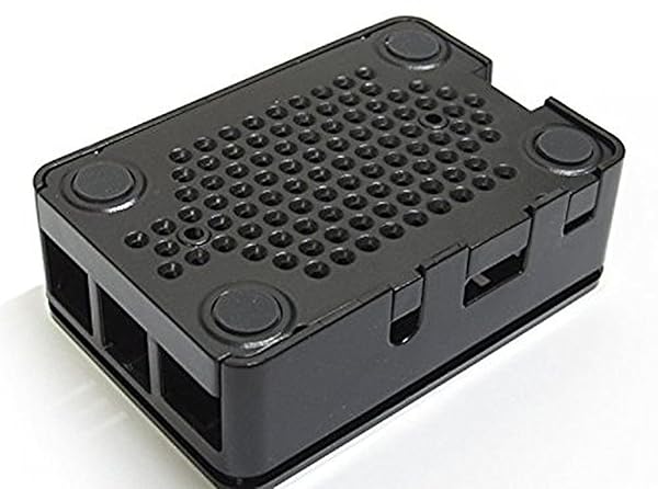 Ardess Black Protective Case for Raspberry Pi Model B 2 3 with Aluminum Heatsink Cooler Access to All Ports - View 10 of 10
