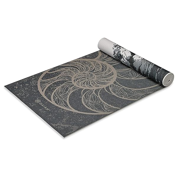 Gaiam "Premium Gaiam Yoga Mat: Extra Thick, Non-Slip, Reversible for Yoga, Pilates & Workouts - 68"x24"x6mm"