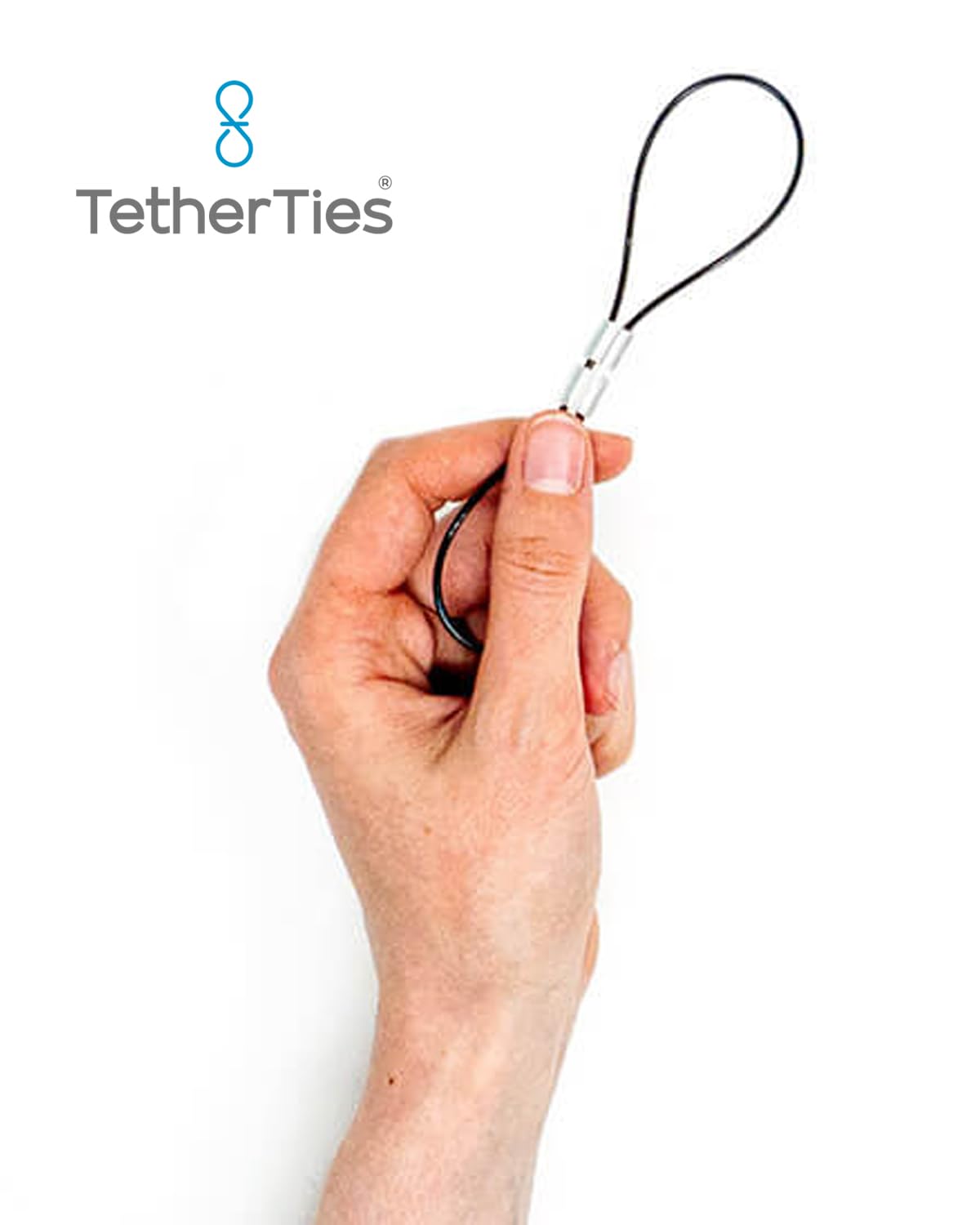 TetherTies TetherTies Pre-Assembled Anti-Theft Cable Locks for Tools and Adapters with Steel Cable and Free Crimping Tool Easy Installation - View 7 of 9