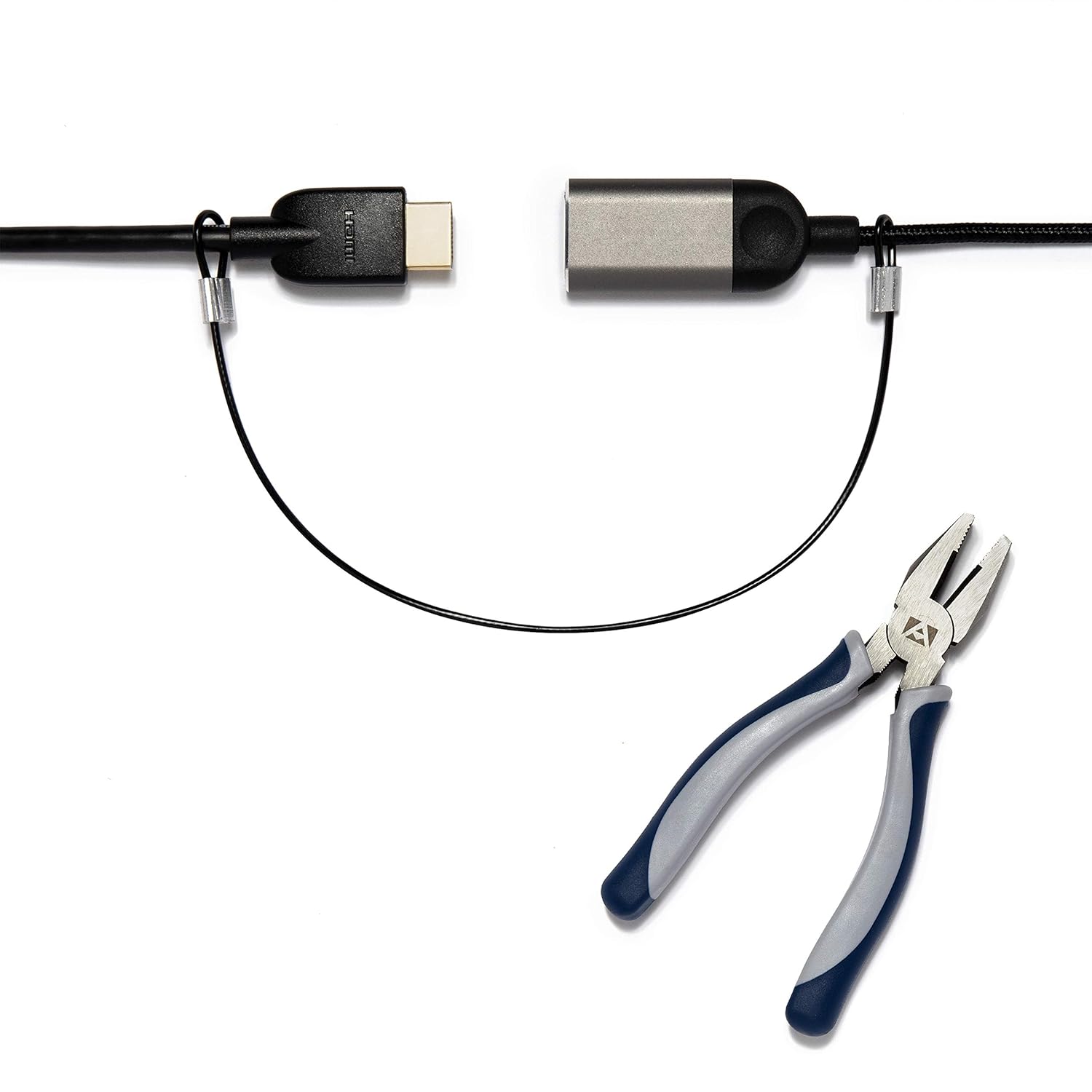 TetherTies TetherTies Pre-Assembled Anti-Theft Cable Locks for Tools and Adapters with Steel Cable and Free Crimping Tool Easy Installation - View 8 of 9