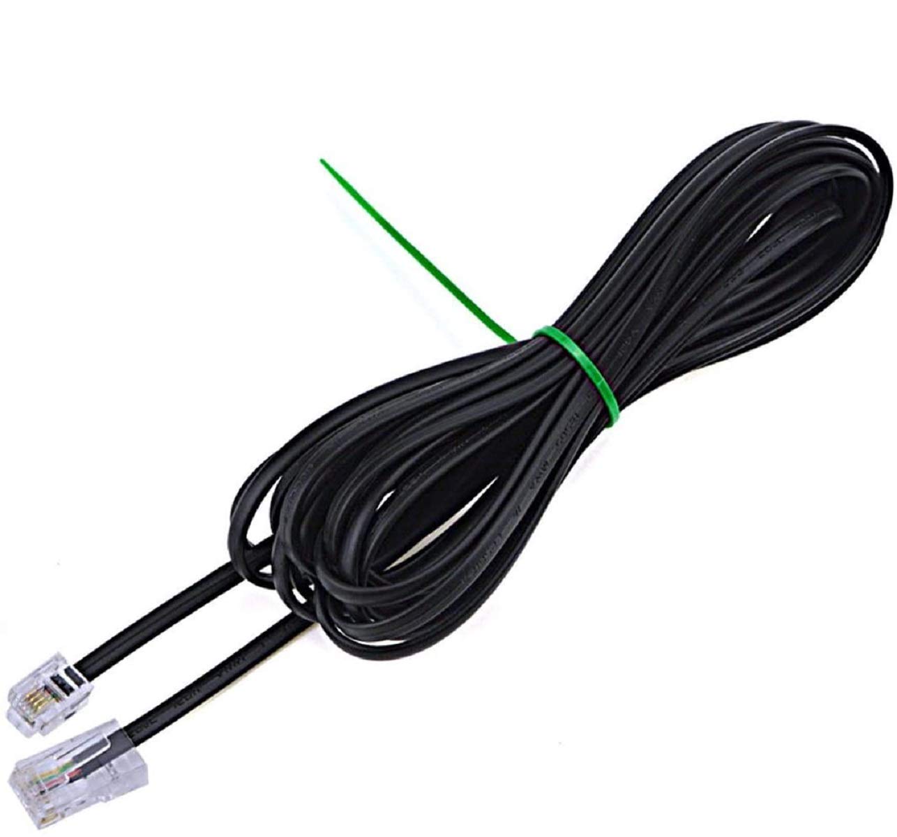 URBEST URBEST 5M RJ11 to RJ45 Black Telephone Wire Connector Cable for Fast and Reliable Connections