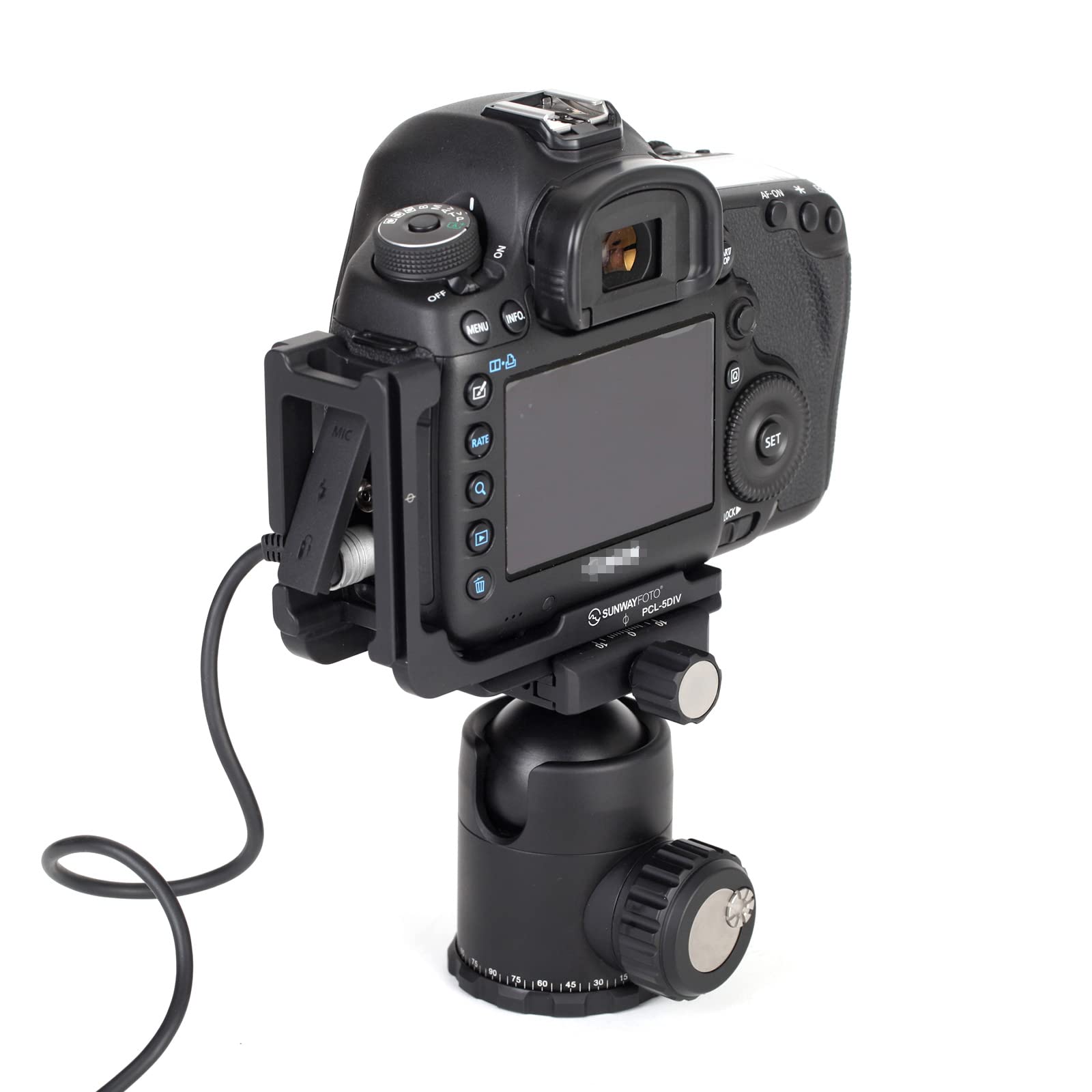 Sunwayfoto PCL-5DIV QR L Plate for Canon 5D Mark IV Arca RRS Compatible Lightweight Durable Design - View 8 of 9