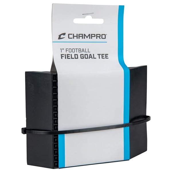 CHAMPRO "Champro 1" Heavy Duty Rubber Football Field Goal Tee - Durable Black Tee for Optimal Performance"