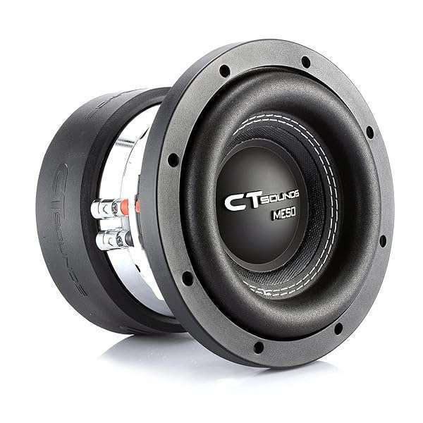 CT Sounds CT Sounds Meso 6.5-D2 Car Subwoofer - 800W Dual 2 Ohm 6.5 Inch for Powerful Bass