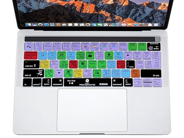 XSKN XSKN 2016 Shortcut Design Keyboard Skin for MacBook Pro 13 and 15 Touch Bar Models US EU Universal Version - View 3 of 10