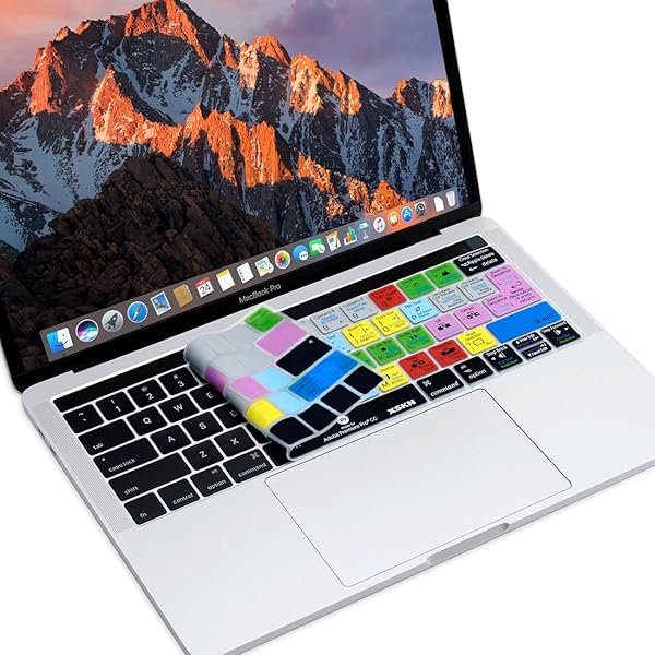 XSKN XSKN 2016 Shortcut Design Keyboard Skin for MacBook Pro 13 and 15 Touch Bar Models US EU Universal Version - View 5 of 10
