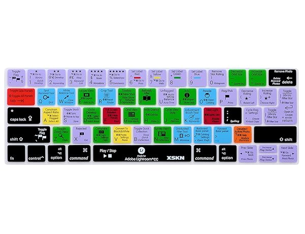 XSKN XSKN 2016 Shortcut Design Keyboard Skin for MacBook Pro 13 and 15 Touch Bar Models US EU Universal Version - View 2 of 10