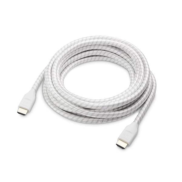 Cable Matters Cable Matters Ultra High Speed HDMI Cable 16.4 ft 48Gbps 8K 60Hz 4K 240Hz HDR Support for PS5 Xbox Series X S RTX3080 3090 Apple TV White - View 7 of 8