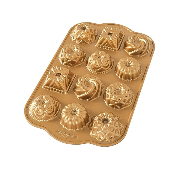 Nordic Ware Nordic Ware Bundt Charms 1.2 Cup Gold - Perfect for Stunning Cakes & Desserts