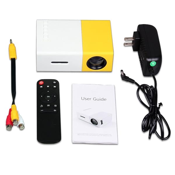 ZSWCBRT Portable Mini LED Projector for Home Parties Meetings and Theater Use - View 2 of 10