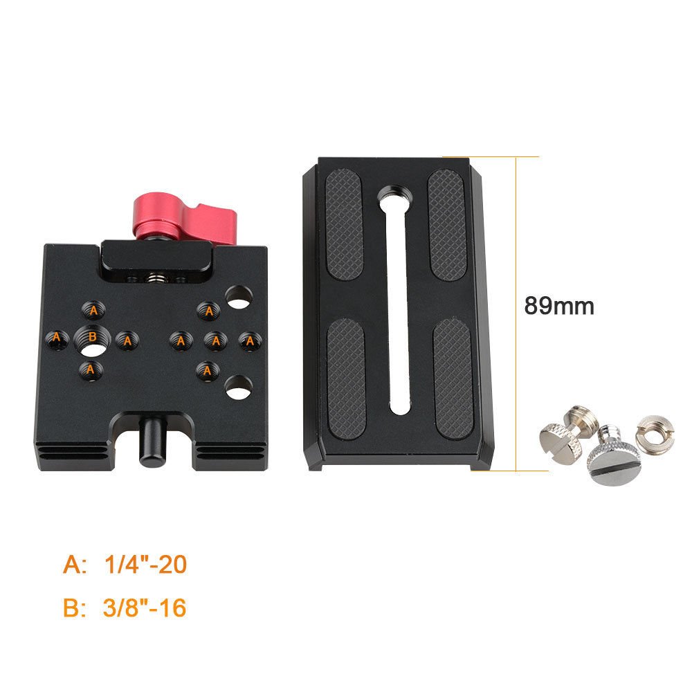 CAMVATE CAMVATE Quick Release Base Plate for Manfrotto 501 504 577 Tripods Standard Accessory 1419 - View 2 of 5