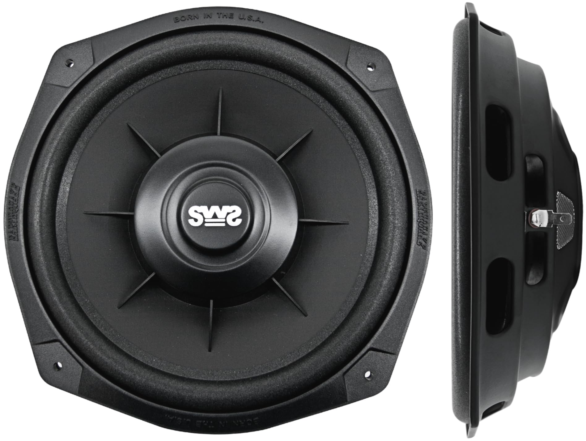 Earthquake Sound i82SWS 8 Inch Shallow Woofer System Under Seat Subwoofers with Gaskets 2 Ohm Pair - View 3 of 9