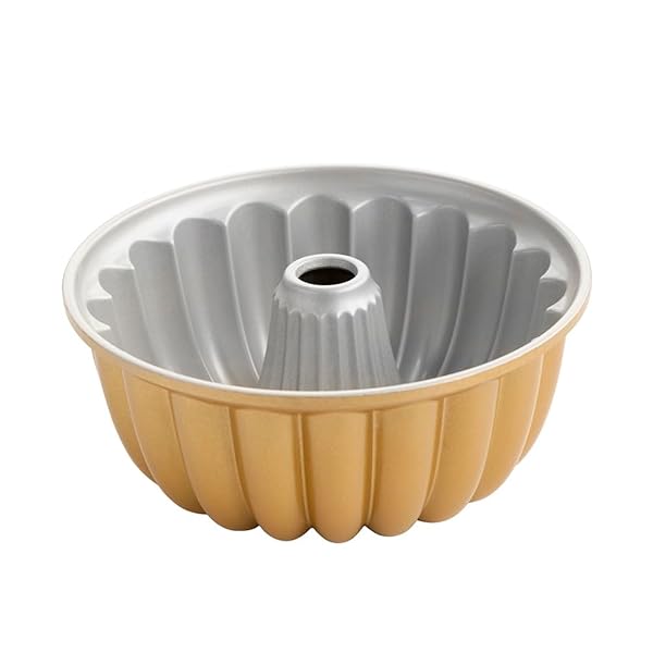 Nordic Ware Nordic Ware Elegant Party Bundt Pan - 22.3x9.3 cm Gold | Perfect for Stunning Desserts