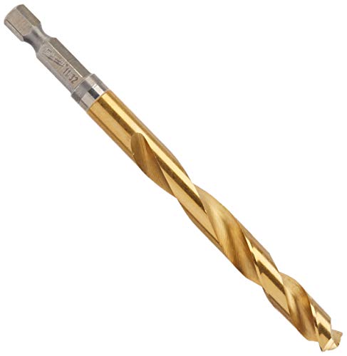 Milwaukee Milwaukee Electric Tool 48-89-4619 Twist Impact Drill Bit, 11/32" Diameter x 4.57" L, 2-13/16 ", 1/4" Hex Shank, 135 Degree