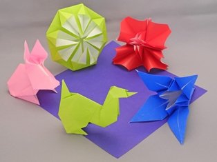 Taro's Origami Studio Premium 9.5 Inch Origami Paper - 50 Colors, 60 Sheets, Easy Fold for Beginners | Taro's Origami Studio - View 6 of 9