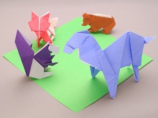 Taro's Origami Studio Premium 9.5 Inch Origami Paper - 50 Colors, 60 Sheets, Easy Fold for Beginners | Taro's Origami Studio - View 8 of 9