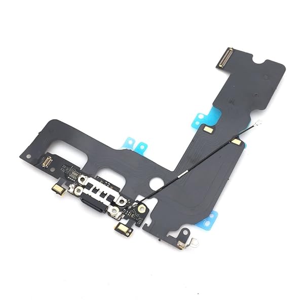 Erepair Charging Port Headphone Jack Flex Cable Replacement for iPhone 7 Plus Black 55 Inch