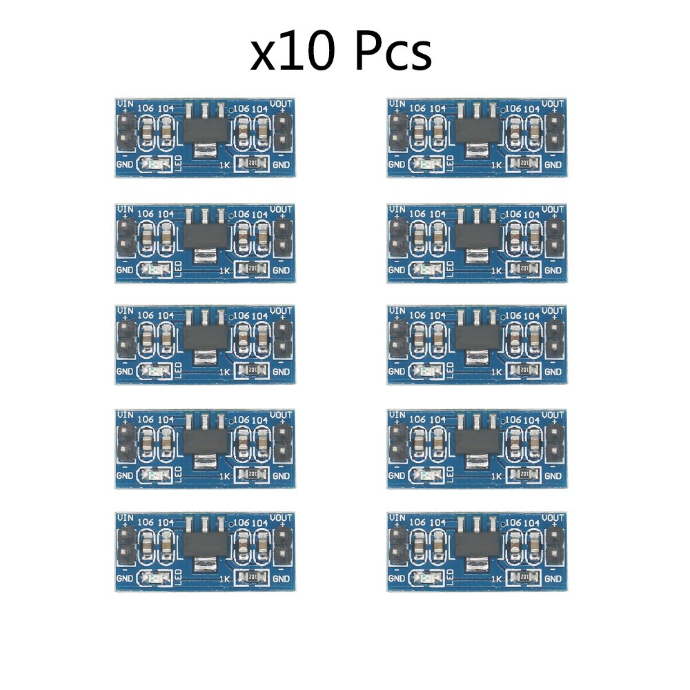 Ardest Ardest 10PCS DC DC Buck Converter Power Supply Module 4.5V to 3.3V Voltage Regulator for Raspberry Pi and Arduino - View 2 of 6