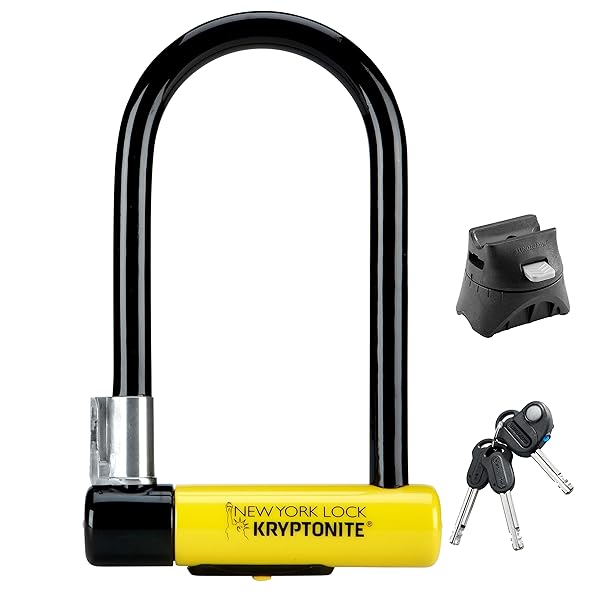 Kryptonite Kryptonite New York Standard U-Lock: Heavy Duty 16mm Anti-Theft Security for Bikes, E-Bikes & Scooters