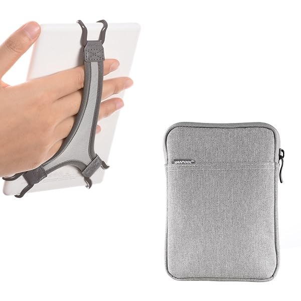 WANPOOL "WANPOOL Hand Strap Holder & Felt Cover for Kindle 6" (Paperwhite, Voyage, Oasis) - Ultimate Protection & Comfort"