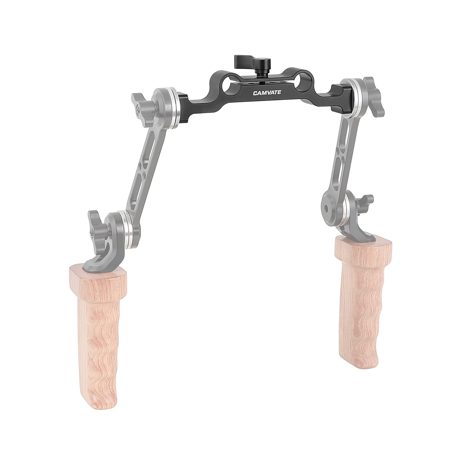 CAMVATE 15 Rod Clamp Standard Accessory M6 31.8mm for Camera Rig Support Railblock Systems Red - View 3 of 6