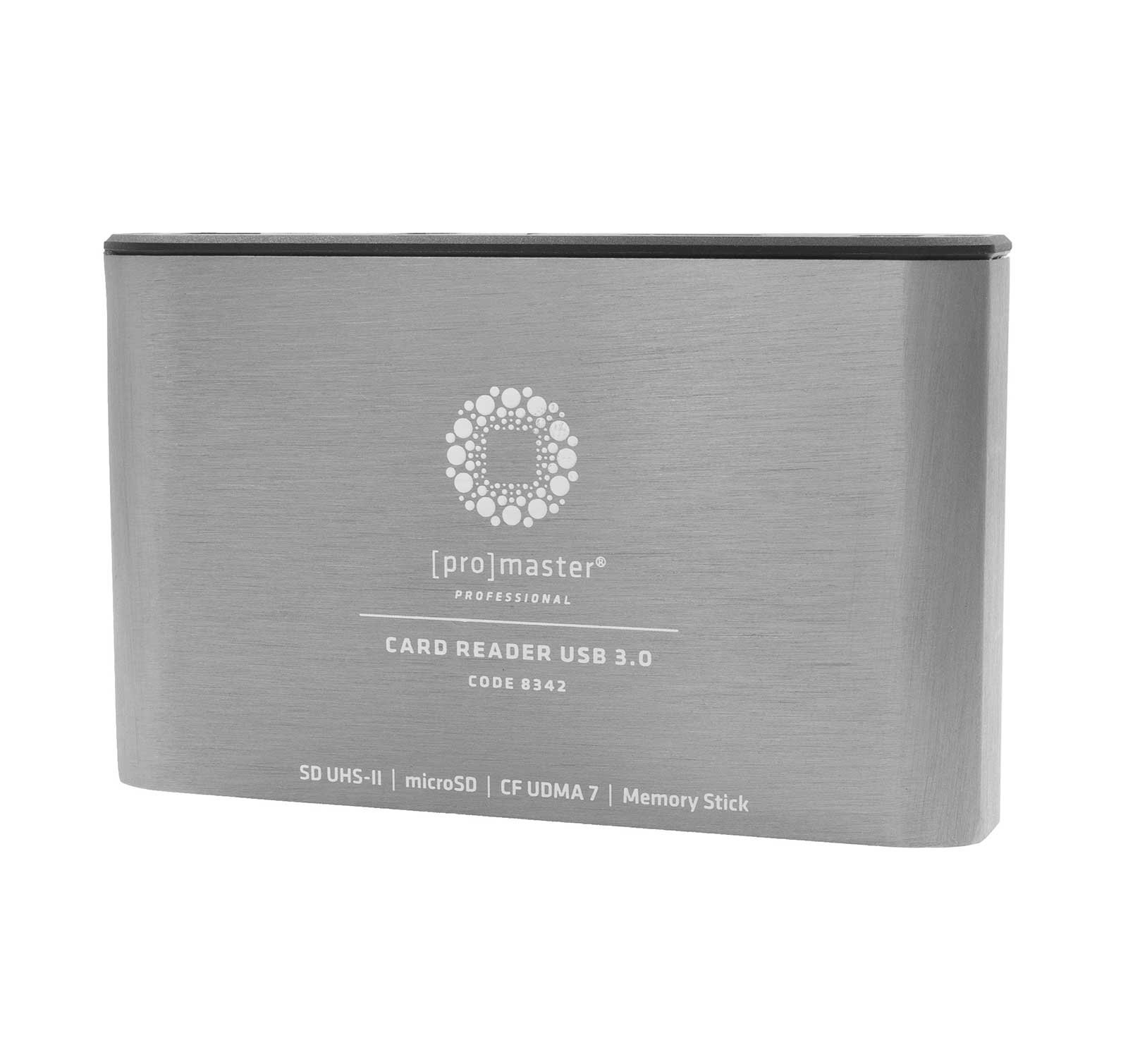 ProMaster Professional USB 3.0 Multi Card Reader Dual Slot SD CF Micro SD Card Reader Model 8342 - View 2 of 4