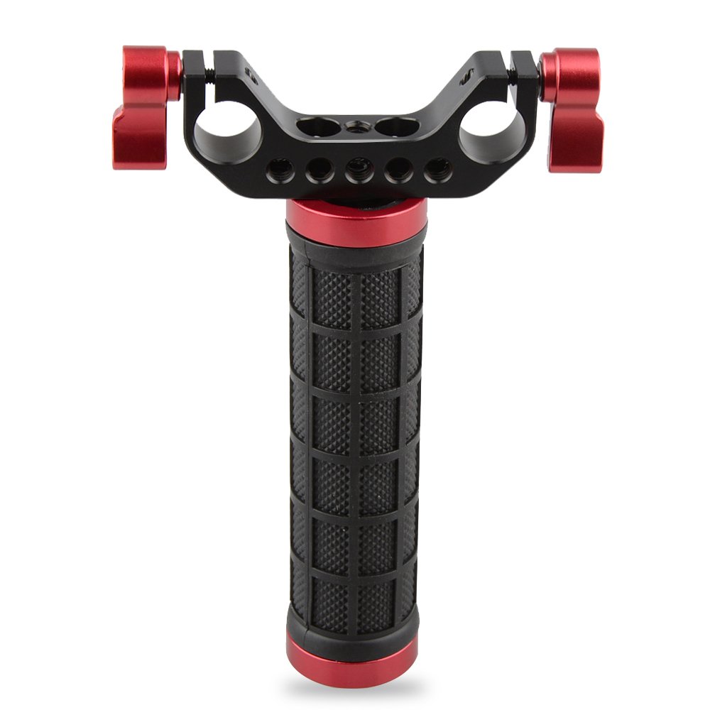 CAMVATE Single Mid-Handle Handheld Camera Stabilizer with 15mm Rod Clamp for Smooth Camera Operation