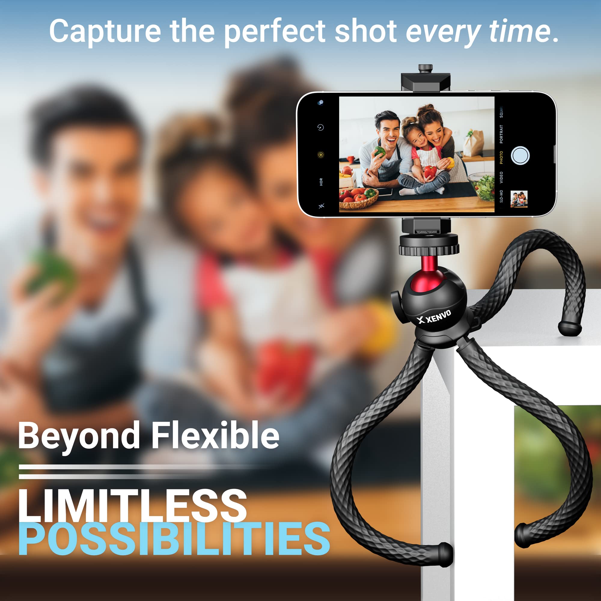 Xenvo iPhone Tripod Flexible Cell Phone Tripod with 360 Ball Head for iPhone - View 6 of 6