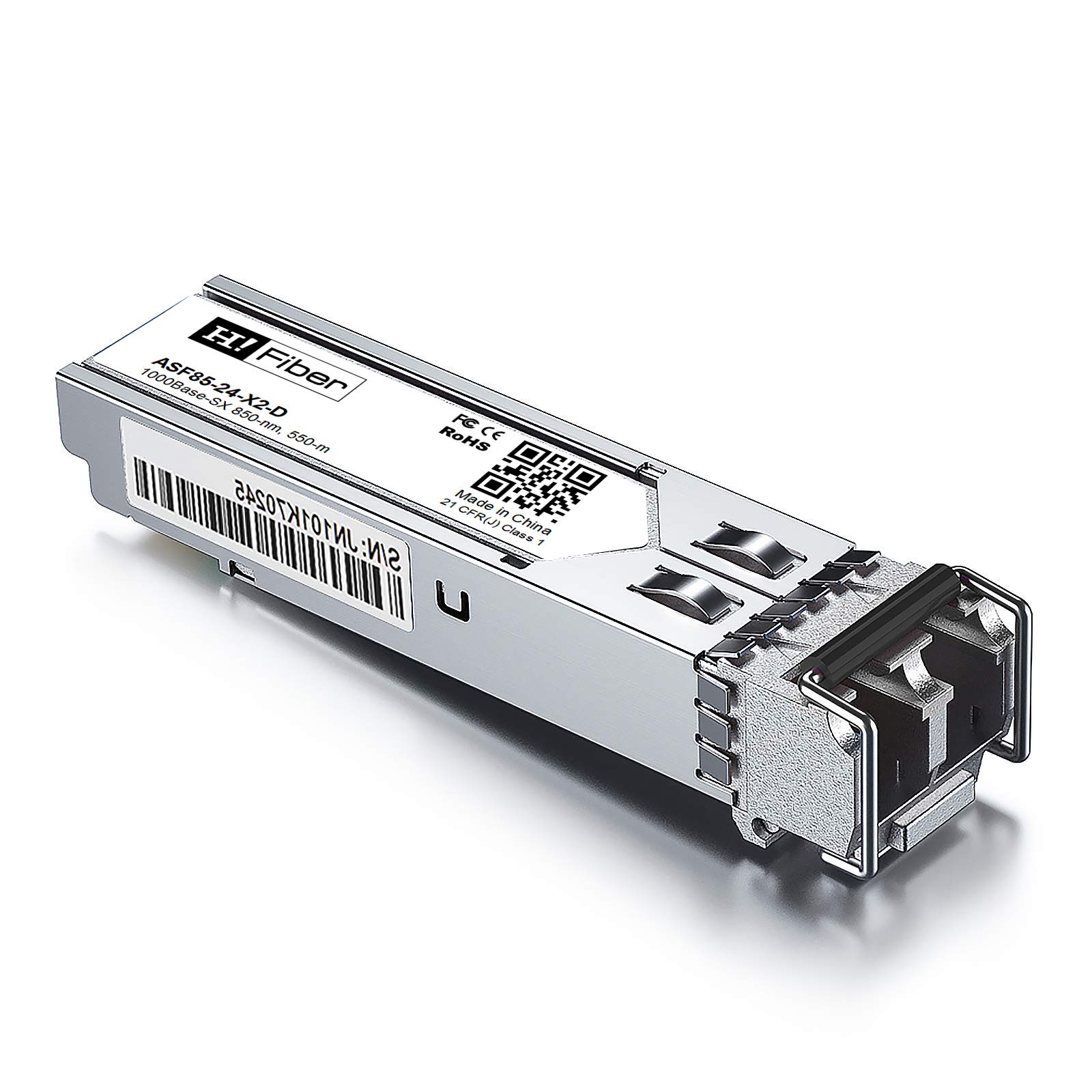 H!Fiber.com HFiber 1.25G Multimode SFP LC Module 1000Base SX Gigabit Fiber Transceiver for Cisco Meraki Ubiquiti TP Link Fortinet Intel Netgear - View 4 of 6