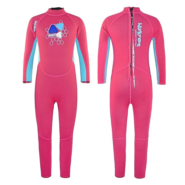LayaTone LayaTone Kids Wetsuit 32mm Neoprene Full Body One Piece for Boys and Girls Ideal for Swimming Diving Surfing and Canoeing