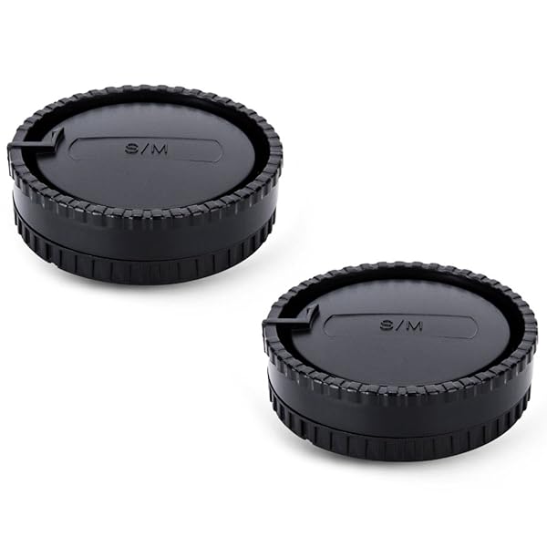JJC 2-Pack Body Cap & Rear Lens Cover Kit for Sony Alpha A-Mount DSLRs - Protect Your A77II, A99II & More!
