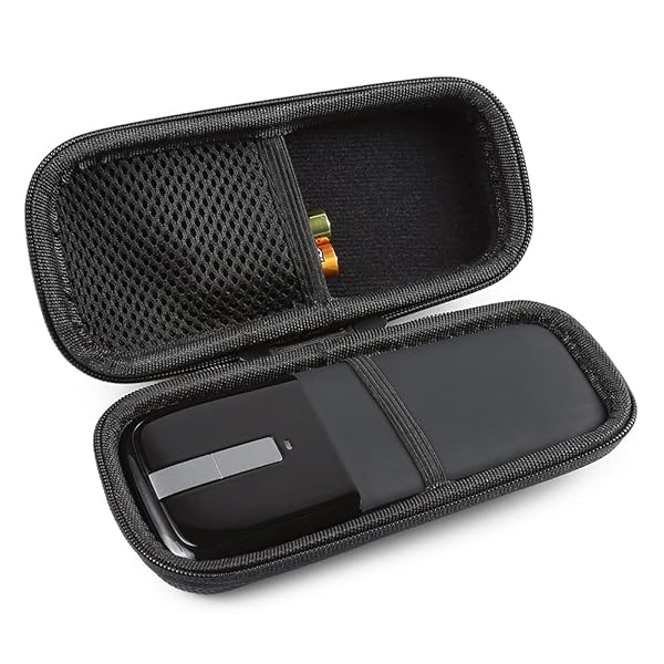 Buy BOVKE Hard EVA Case for Microsoft Arc Touch Mouse - Shockproof Travel Pouch, Black