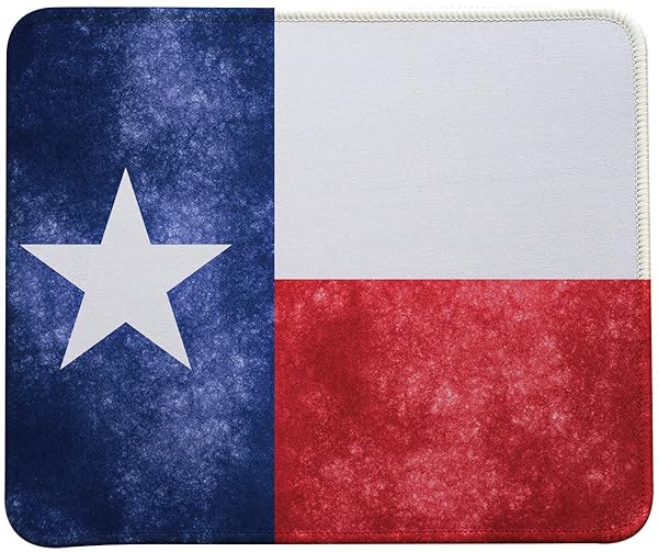 VIVIPOW VIVIPOW Retro Texas Flag Mouse Pad for Home Office Gaming Desk Accessories