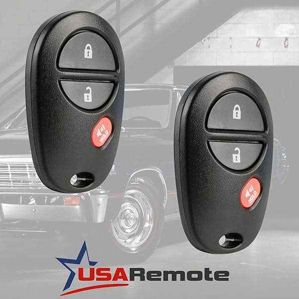 USARemote Key Fob Keyless Entry Remote Set of 2 for Toyota Tacoma Tundra Sienna Sequoia Highlander GQ43VT20T - View 3 of 7