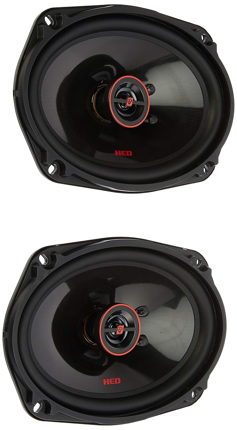 CERWIN-VEGA! Cerwin Vega HED Series 6x9 Coaxial Speakers 55W RMS 4? Impedance Premium Sound Quality for Car Audio System H7692