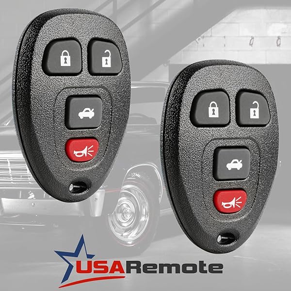 USARemote USARemote G034 Key Fob Keyless Entry for Chevy Cobalt Malibu Buick Allure Lacrosse Pontiac G5 G6 Grand Prix Saturn Aura Sky Set of 2 - View 3 of 7