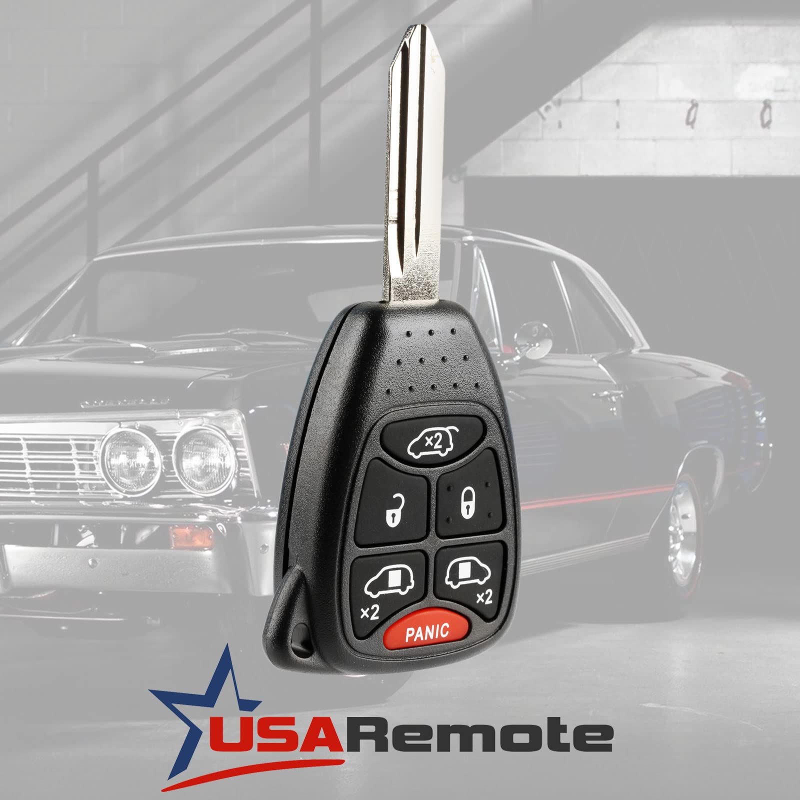Car Key Fob Keyless Entry Remote for 2004 to 2007 Dodge Caravan and Chrysler Town Country M3N5WY72XX - View 2 of 6