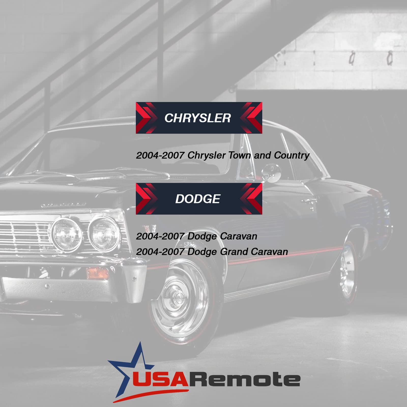 Car Key Fob Keyless Entry Remote for 2004 to 2007 Dodge Caravan and Chrysler Town Country M3N5WY72XX - View 4 of 6