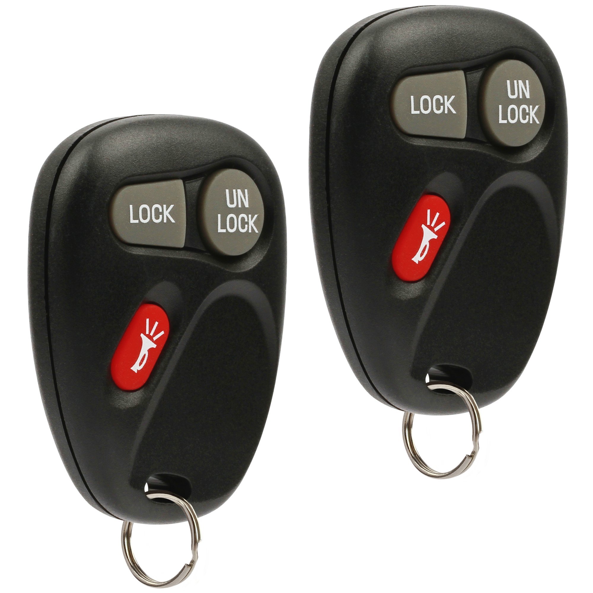 Key Fob Keyless Entry Remote Set of 2 for Chevy Astro Blazer S10 Silverado Suburban Tahoe GMC Jimmy Safari Sierra Yukon Oldsmobile Bravada