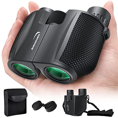 Aurosports Aurosports 10x25 Binoculars: Compact, Low Light Vision for Bird Watching, Travel & Outdoor Adventures