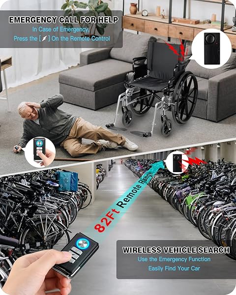 wsdcam WSDCAM Wireless Vibration Alarm: 110dB Anti-Theft Security for Bikes, Motorcycles & Vehicles - View 5 of 8