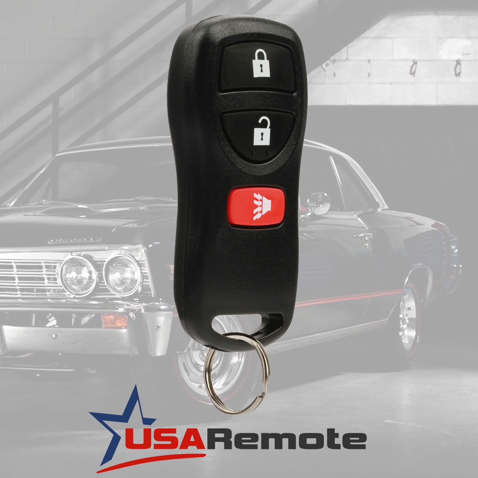 Car Key Fob Keyless Entry Remote with Ignition Key for Nissan Infiniti KBRASTU15 3 Button - View 2 of 9