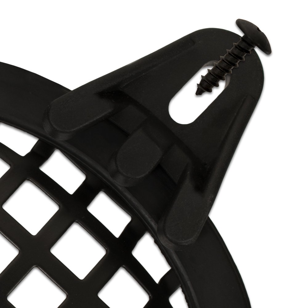 Goldwood Sound, Inc. Goldwood 10 Inch Steel Waffle Subwoofer Grille and Hardware Black SWG-10C for Enhanced Speaker Protection - View 2 of 3