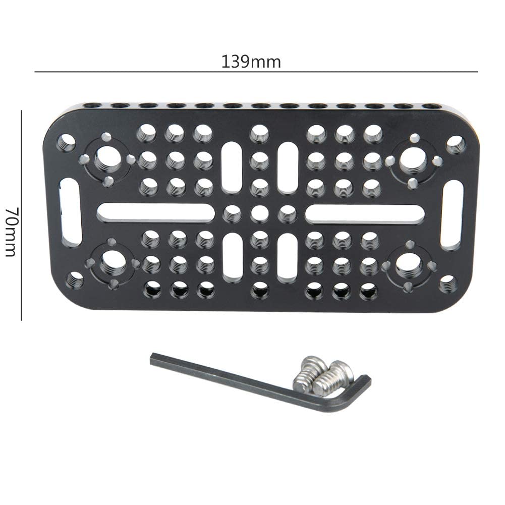 NICEYRIG NICEYRIG Camera Cheese Mounting Plate Universal Top Plate for URSA Mini 4K Gimbal Stabilizer Shoulder Rig System 031 - View 4 of 7